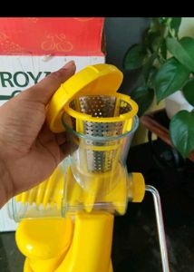 Yellow Manual Juicer