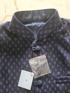 Stylish Blue Ethnic Jacket