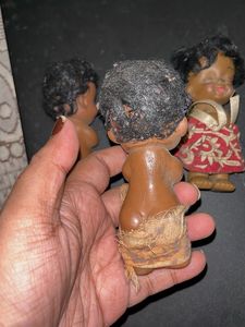 Vintage Rubber Face Dolls - Set of 3