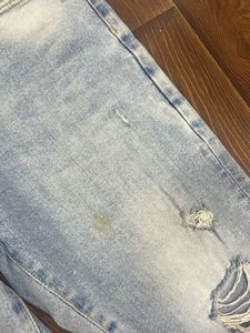 Zara Basic Ripped Jeans