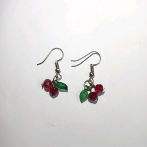 Unique Handmade Cherry Earrings