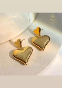 Heart Drop Earrings