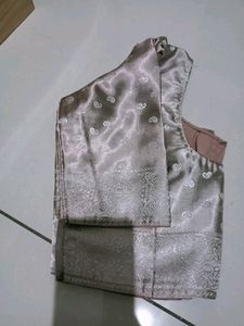 Silky Sari With Blouse