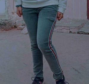 Stylish Striped Jeans