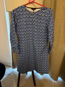 Blue Patterned Dress