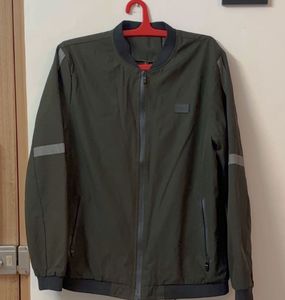 Olive Green Bomber Jacket