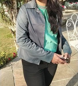 embellished collar top