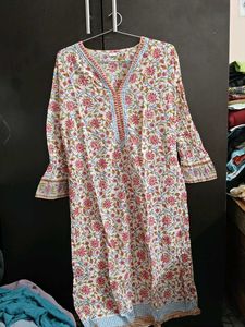 Floral Print Kurta