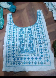 Neck embroided patches combo of 3 multicolour