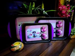 🆕️ Set Of 3 Serving Tray