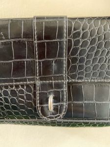 Shein Black Leather Bag👜