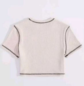 Heart Printed Crop Top