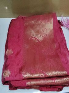Elegant Pink Saree