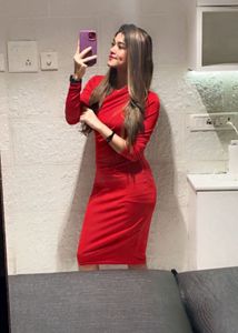 Red Bodycon Mini Dress