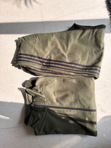 Olive Green Two-Piece Set