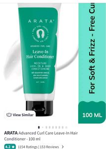 New Unused Arata Leave-In Conditioner