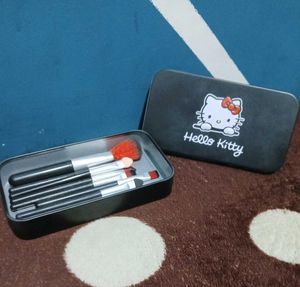 Hello Kitty Black Tin Box