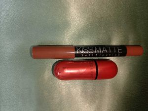 Kiss Matte & Lakyou Lipstick