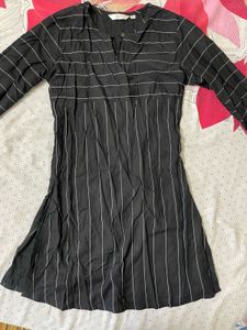 Black Max Cotton Short Kurta