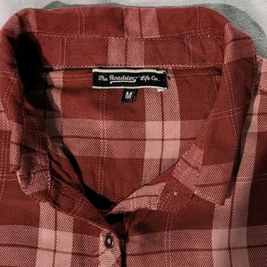 Roadster Women Red Check Shirt