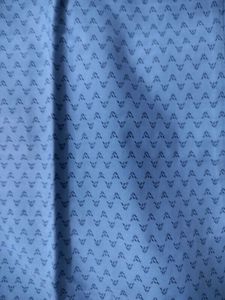 Blue Patterned Blouse