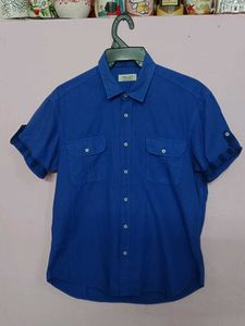 ZARA MAN Men's Blue Shirt