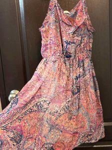 Paisley Print Dress