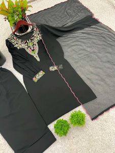 New Standard Siraak Dress full Embroidery work Dre