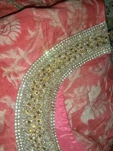 Elegant Pink Floral Anarkali