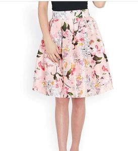 Pink Floral Skirt