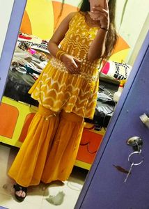 Diwali Offer💥Party Wear Sharara With Chunni