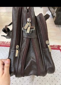 Vintage Brown Leather Briefcase