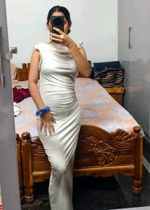 Elegant Ruched Maxi Dress