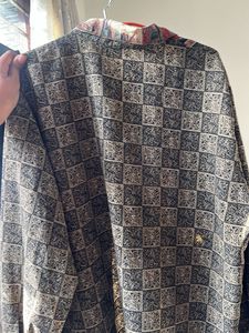 Patterned Button-Down Shirt