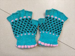 Fingerless Knit Gloves for Women