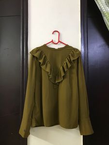 H&M Olive Green Top Bust 36-38
