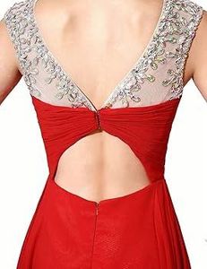 Pintrest Padded Balloon Red Designer Gown🥰💗