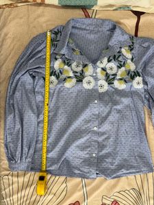 Floral Embroidered Blouse