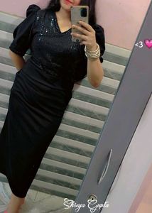 Black Sequence Dress For Party Festive Bust 30/32