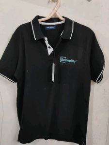 Black Polo Shirt -  Scimpilfy