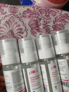 4 )Sealed) Plum Bulgarian Valley Rose Water Toners