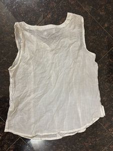 White Fabindia Top
