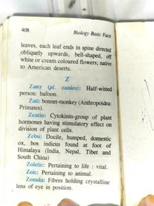 Mini Biology Dictionary