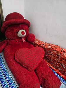 Giant Red Teddy Bear
