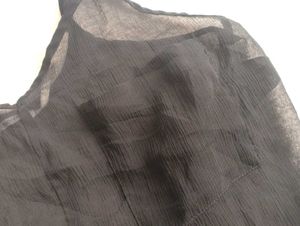Black Sheer Top