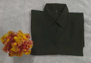 Olive Green Button-Down Shirt That You Want🤗