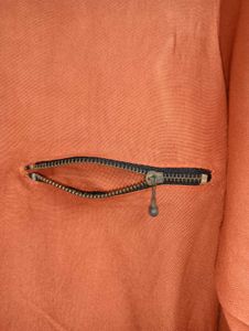 Orange Long Sleeve Top