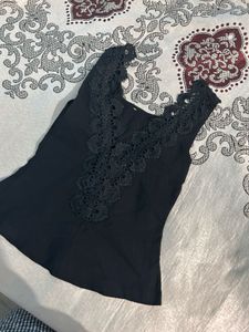 Black Lace Top