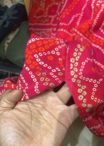 Bandhni Pink Suit Set