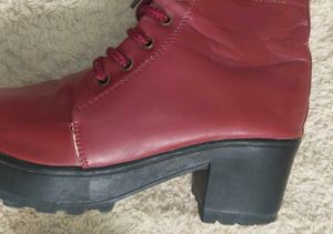 Red Ankle Boots